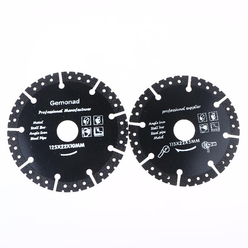 S-1/2Pcs 115/125mm Metal Cutting Blades - Sharp Discs For Steel, Aluminum, Concrete, Stone, Marble, Iron Cutting Disc