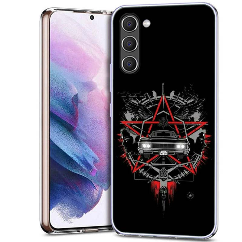 Övernaturligt Symbol Telefonfodral för Samsung A16 A26 A36 A56 A17 A37 A57 A07 A06 A02S A12 A22 A32 A52S A72 Galaxy A70 A50S A71 A51