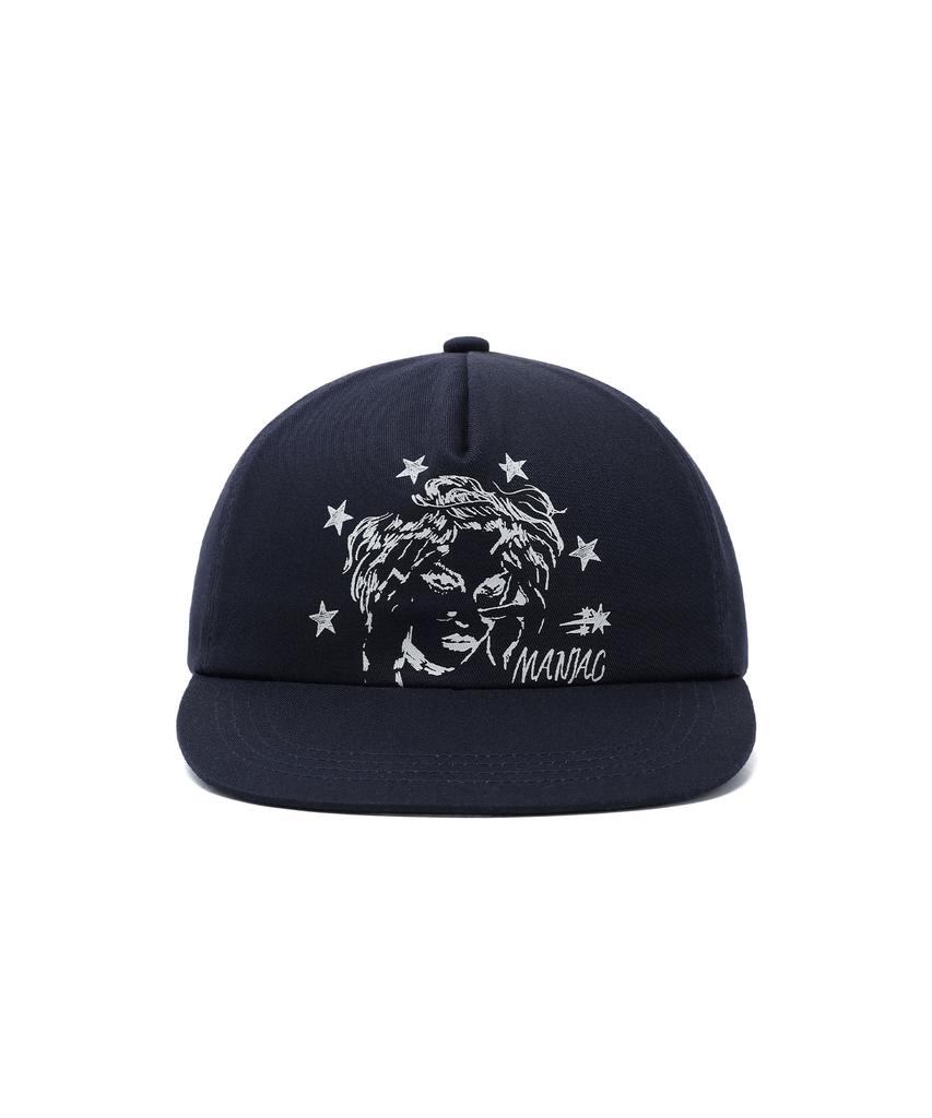 NICEGHOSTCLUB Maniac Girl Cap_Navy(Ng2Efuab27A)