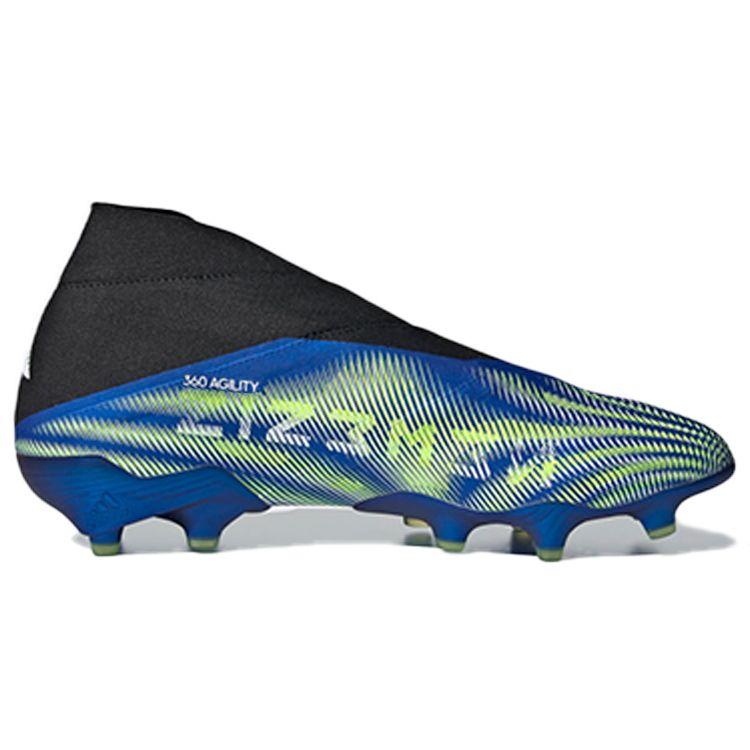 Adidas Nemeziz+ FG Tension Tape Men Sneakers Blue Royal-Blue Cloud-White FW7336