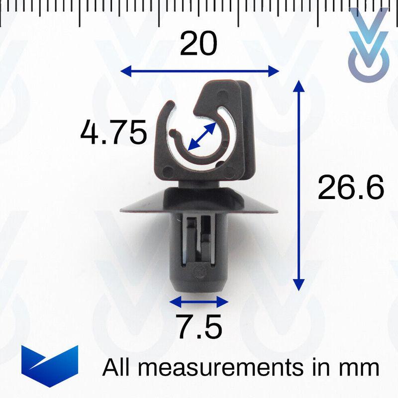 Brake Line Plastic Fastener Clips for Ford Brake Hose & Pipe 6758612 10pcs