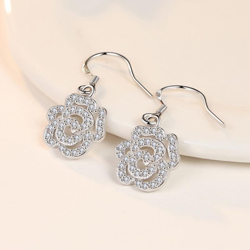 Lindon Copper Alloy Zircon Earrings Drop Earrings For Women Wedding Party Gifts