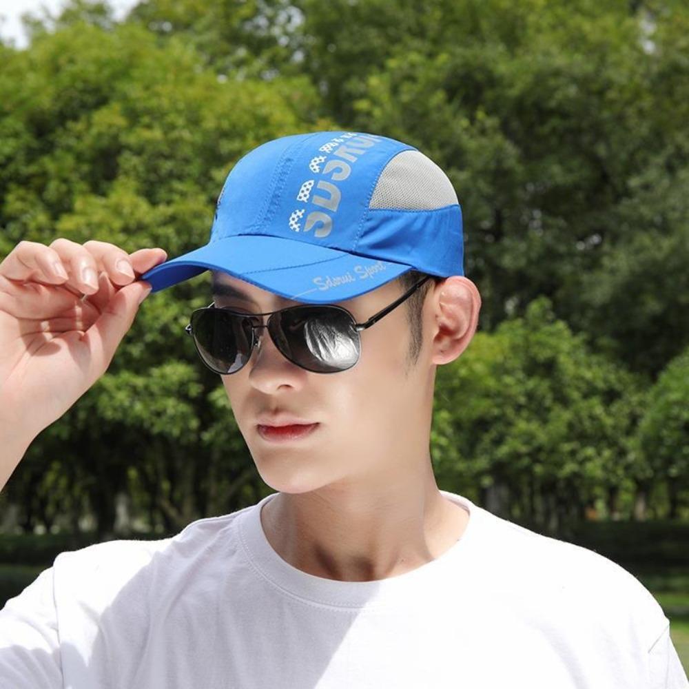 Mesh Quick Drying Hat Quick Drying Mesh Baseball Cap Adjustable Sunshade Baseball Hat  Summer