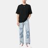OFF WHITE Skate All Over Graphic Denim Straight Leg Jeans OMYA138S23DEN0034000