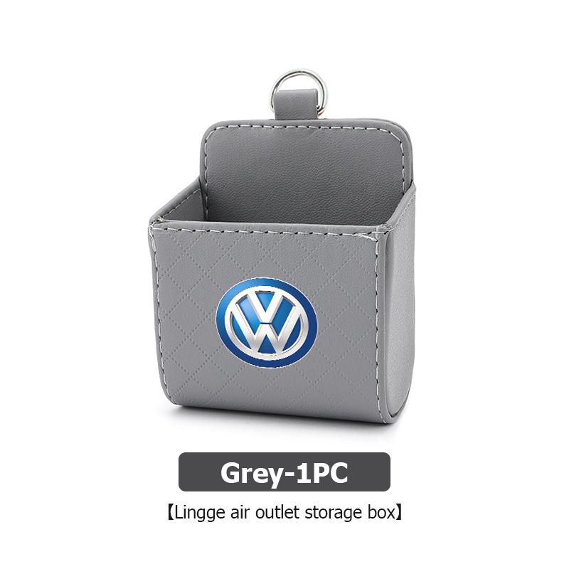 Valve Stems Caps Car Outlet Air Vent Phone Organizer Hanging Type Storage Box For Volkswagen VW Polo Jetta Sagitar Magotan Passa