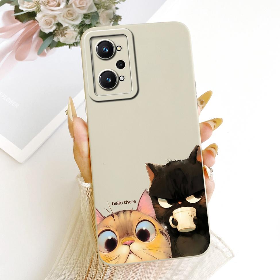 Cover For Realme GT Neo2 Case RMX3370 Silicone Luxury Fashion Cool Kawaii Cute Painted Casing For Realme GT Neo 2