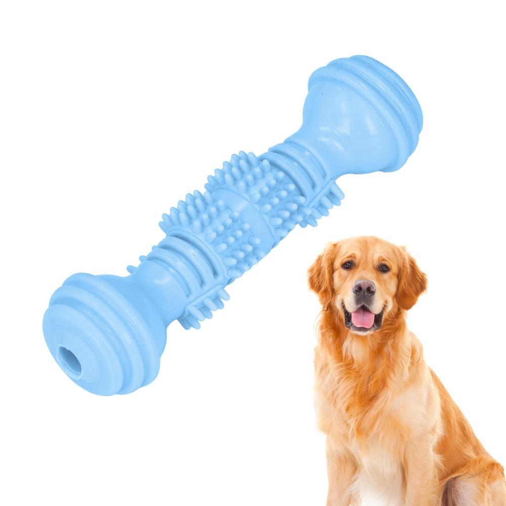 TPR Made Dog Molar Stick Bite Tough Puppy Teeth Cleaning Toy Interactive Dog Toy  Oral Care