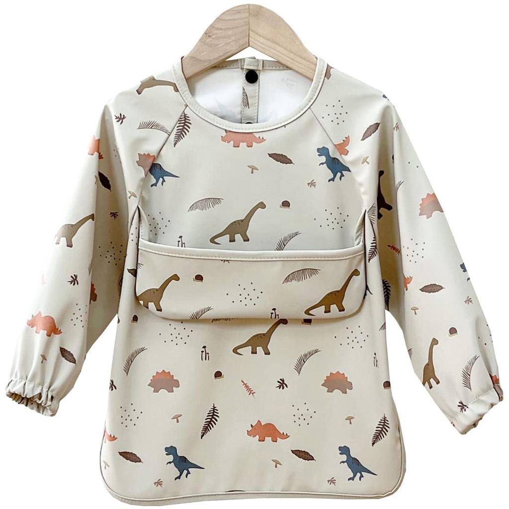 Meal Long Baby Meal 5 Months to 5 Baby Food Meal Baby Nursery Preparation for School Entrance [GoUseGo] Apron, Sleeves, Apron, Boys, Years, Washable,