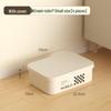 Rectangular Plastic Storage Box with Lid - Home Organizer for Snacks and Sundries