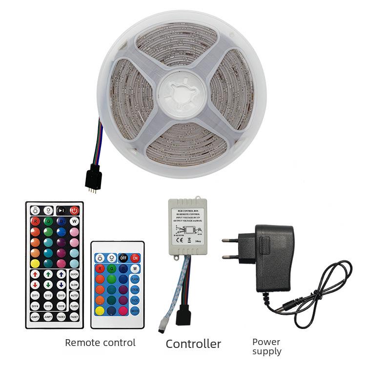 12V 2835 LED Color-Changing Waterproof Light Strip with 60 Soft Lights