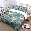 Easter Bunny and Egg Pattern Set Exquisite Three-piece Bedding Set Gift for Kids and Adults
