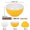 10-Pack Two-Tone Melamine Rice & Dipping Bowls