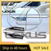 2026 Hot Interior Stickers 2Pcs Metal Stickers Car Body Decoration Stickers For F SPORT Plug-in Hybrid ES UX 300e GS GX IS