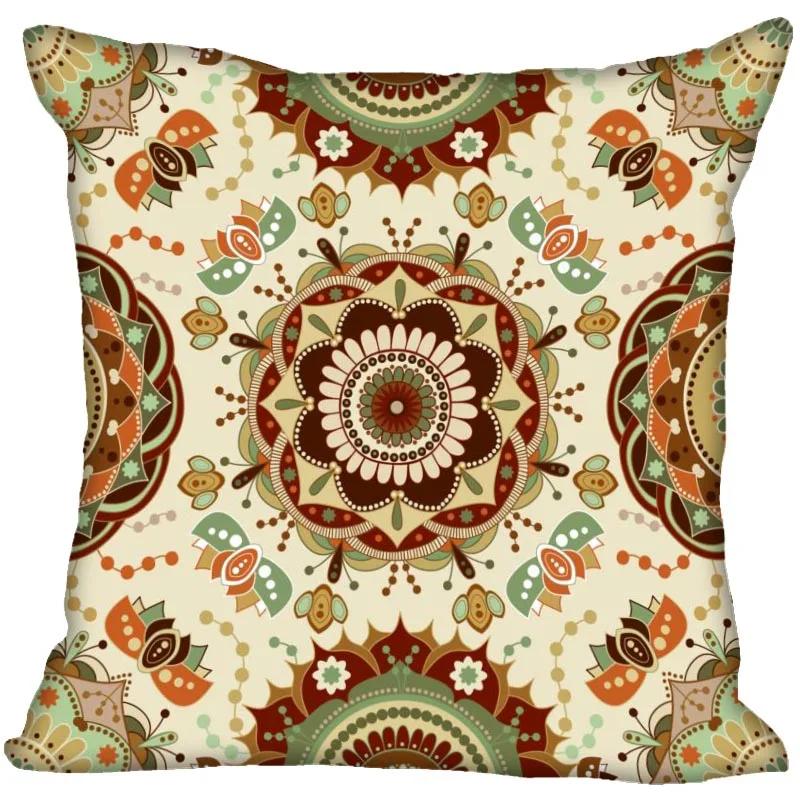 Invisible Zipper Throw Pillowcase Famous Art Floral Home Decor Satin