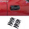 Car Door Handle Trim & Door Handle Bowl Cover Kit For Ford F150 F-150 2015-