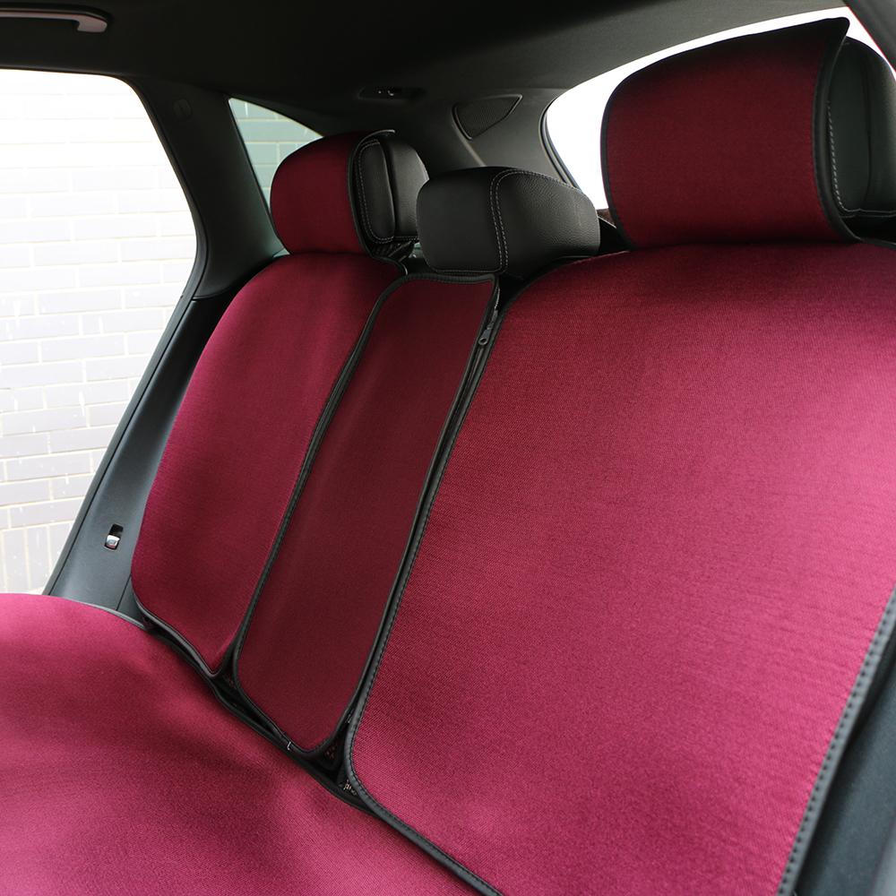 2 Front Car Seat Cover Breathable Non-slip Net 1 Rear Automobile Seat Cushion Universal Cloak For Cars Interior