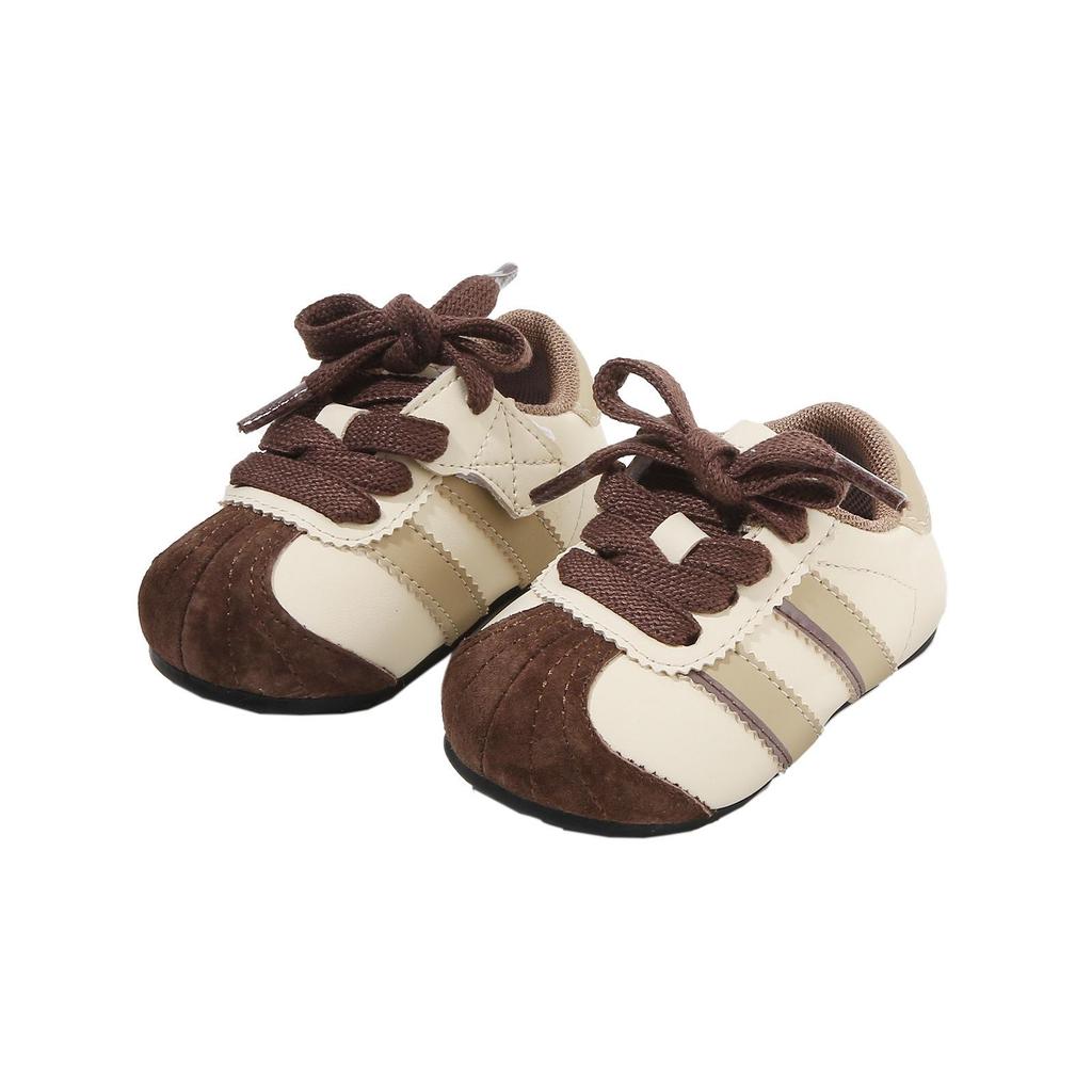 2026 Frühling & Herbst Lauflernschuhe für Babys: Farbblock, Rutschfeste Sportschuhe für Jungen, Bequeme Freizeitschuhe mit Weichsohle für Mädchen