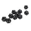10PCS Polyhedral Dice Set Plastic Lightweight 20 Sided Dice for Role Playing Table Games