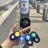 Australian Sidewalk Traffic Light Button Keychain Accessory Bag Pendent Funny Sound Keychain