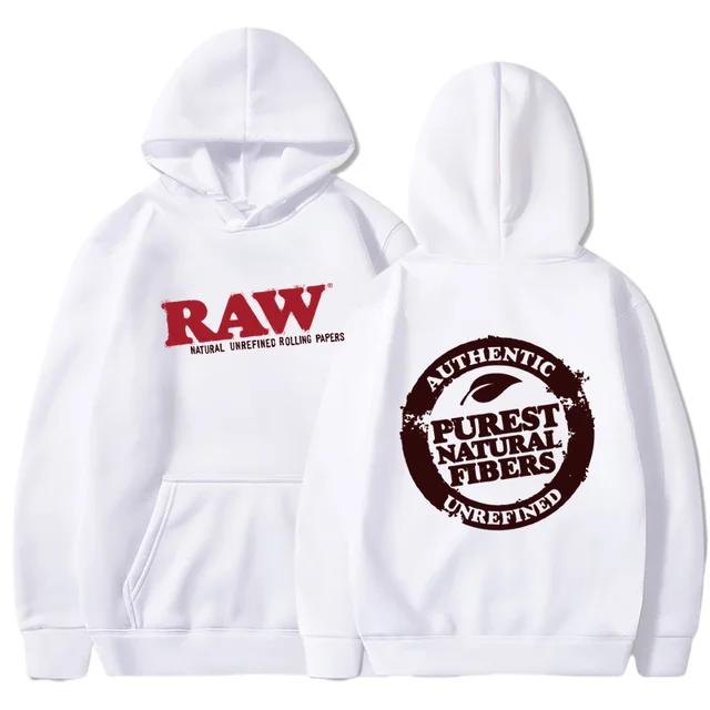 RAW Fashion Hoodie Herren Sweatshirt Polar Fleece Kapuzen Harajuku Hip Hop Casual Herren Damen Hoodie Hochwertiger Pullover Hoodie