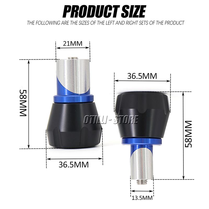 2021 2022 Motorcycle Axle Sliders Crash Protector Falling Protector For BMW S1000XR S1000RR S 1000 RR Front Rear Anti-collision