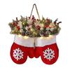 Christmas Decoration LED Light Decor Wall Mounted Christmas Gloves Festive Atmosphere Party Holiday Pendant