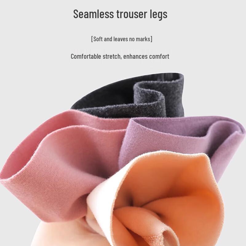 Xueqiman Women's High-Waist Double-Brushed Thermal Leggings