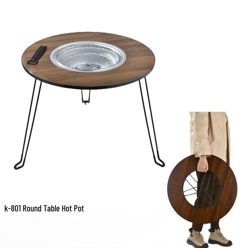 Oeny K-801 Portable Electric Round Table BBQ Grill & Tea Stove