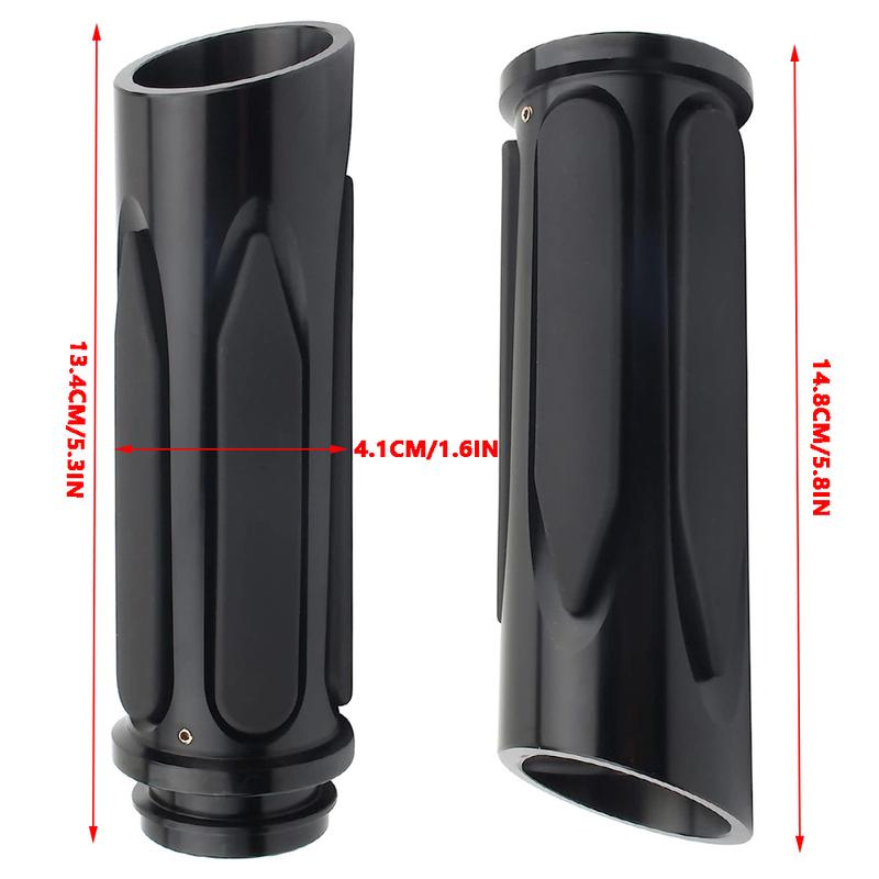 2 Stück 25mm Motorrad Lenkergriffe CNC Aluminium Lenkergriff für Harley LiveWire Dyna Softail FLSTSE FXSBSE FXSE