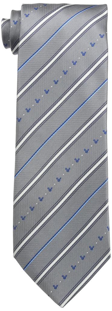 Disney Mickey Mouse One Size Fits All Tie, Men's, Silver,