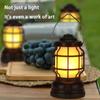 Portable Outdoor Camping Lantern Multifunctional Ip44 Waterproof Usb Rechargeable Retro Lamp