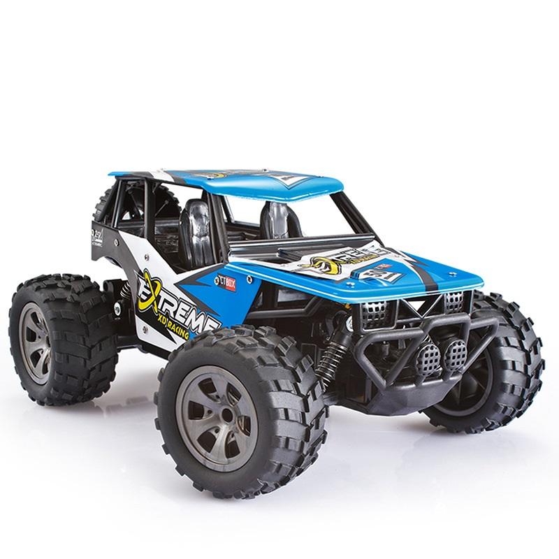 1:18 2.4G RC Short Course Truck, 20km/h High Speed with Deep Tread Tires & Spare Wheel, Kids Off-Road Toy