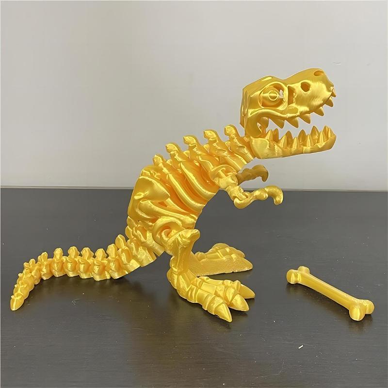 Movable Joint Toy Dinosaur Model Tyrannosaurus Rex Fossil Dragon 3D Printing Skull Decoration