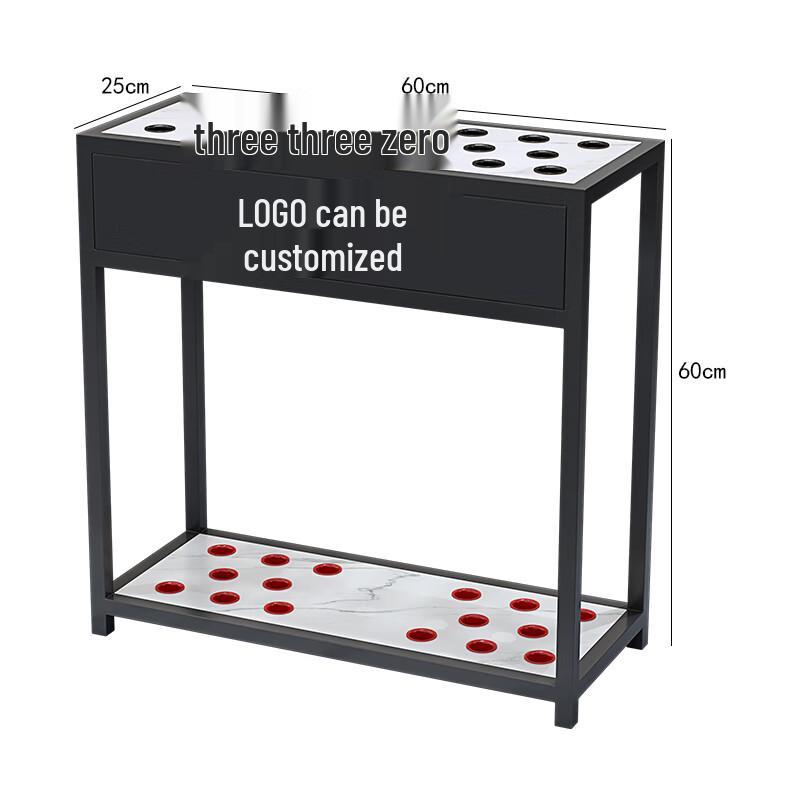 16-Cue Billiard Rack Cabinet