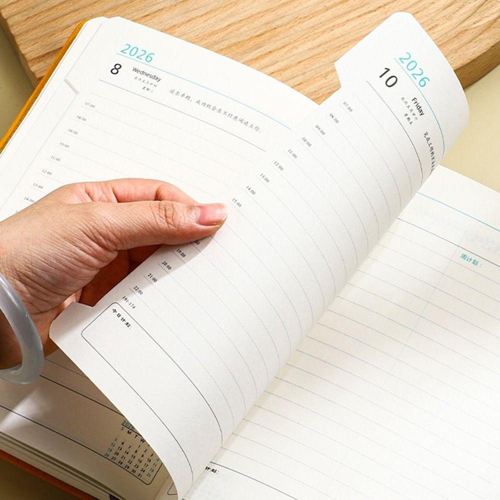 English A5 Agenda Planning Notebook Wear-resistant To-do List Notebook Office Supplies