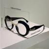 Oversized Irregular Glasses Women  New Fashion Blue Light Blocking Optical Frames Trendy Brand Design Decor Eyewear