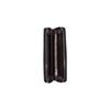 New COACH Zip Around Coated Canvas With Leather Card Holder, Wallet Regular Women's Black C4452-SVTSQ