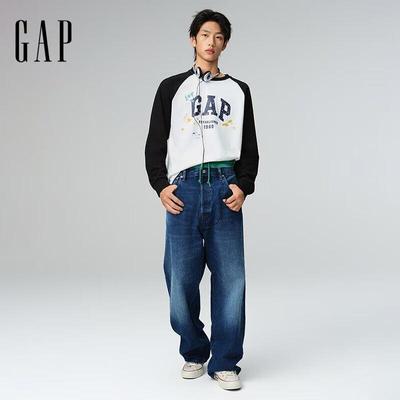 Unisex Retro Loose Straight Cotton Jeans
