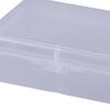 9cm*6.5cm*3cm Transparent Plastic Storage Box Clear Square Multipurpose