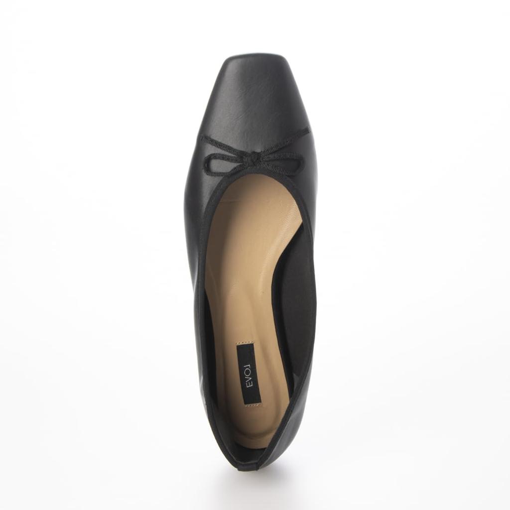 Evol Women's Soft Square Toe Ballet Pumps, Rain or Shine, Size BL 24.0 cm