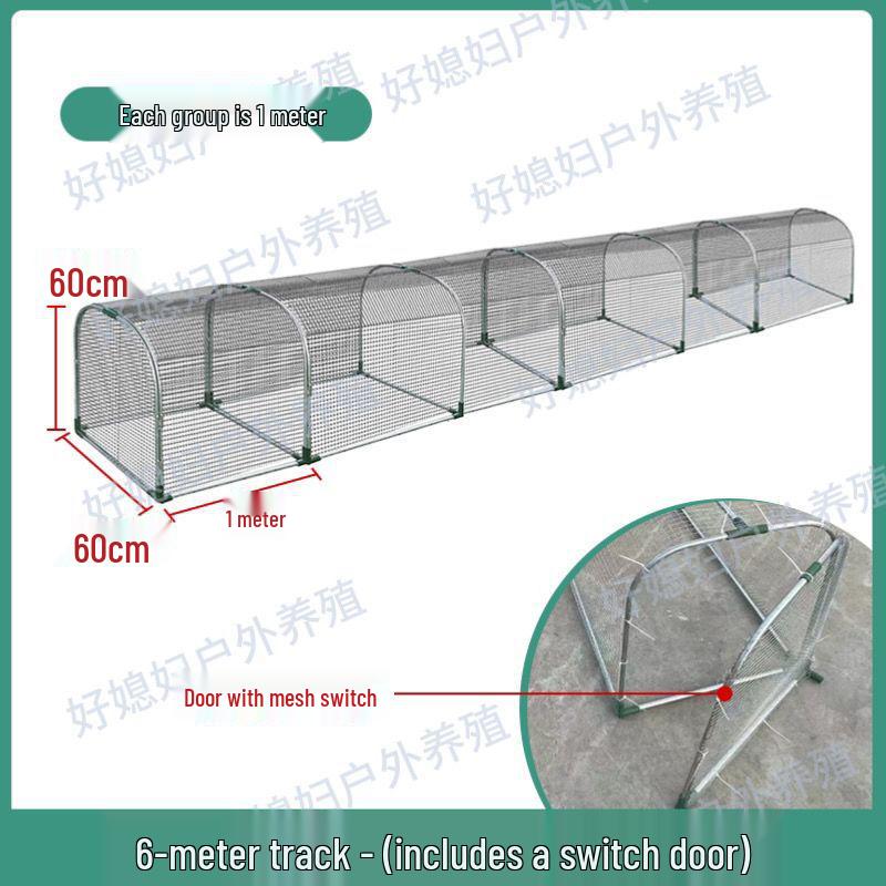 Reinforced Poultry & Rabbit Coop: Rodent & Weasel-Proof, Excellent Droppings Leakage, Thickened Bottom