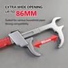 Large Opening Bathroom Spanner Aluminum Zinc Zinc Alloy Plumbing Wrench Faucet Wrench  Sink Installation