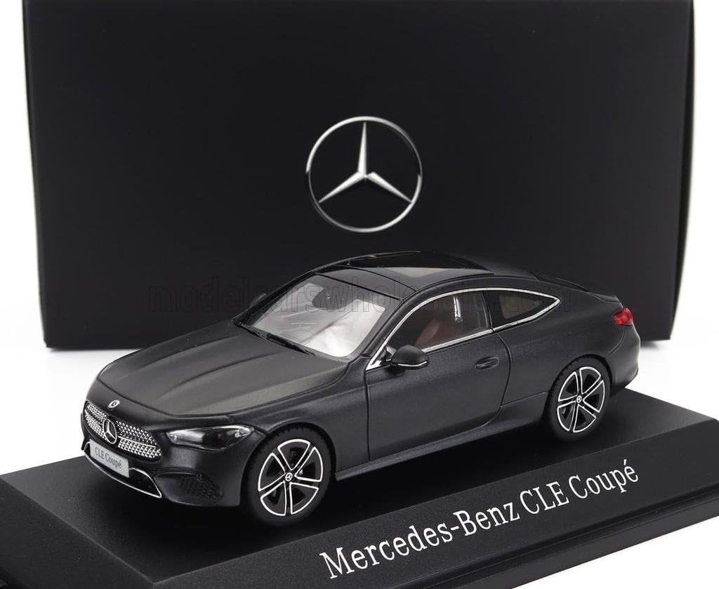 NOREV Mercedes-Benz CLE-Class Coupe (C236) 2023 (Graphite Gray Magno) 1/43 Scale Diecast Model Car