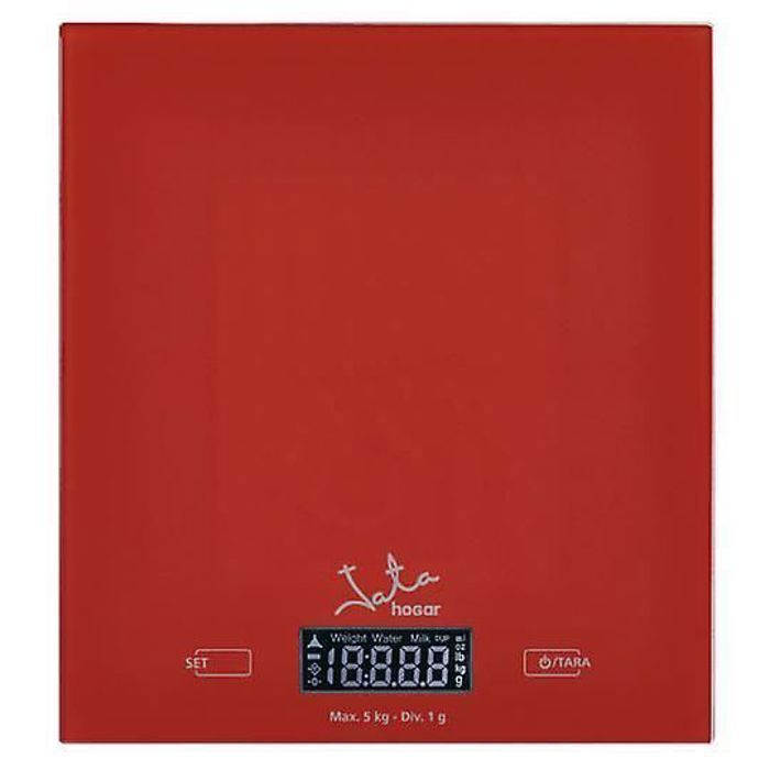 Écran LCD - JATA - Mod. 729R - Couleur Rouge - Dimensions 190x210x30 mm - 495 g