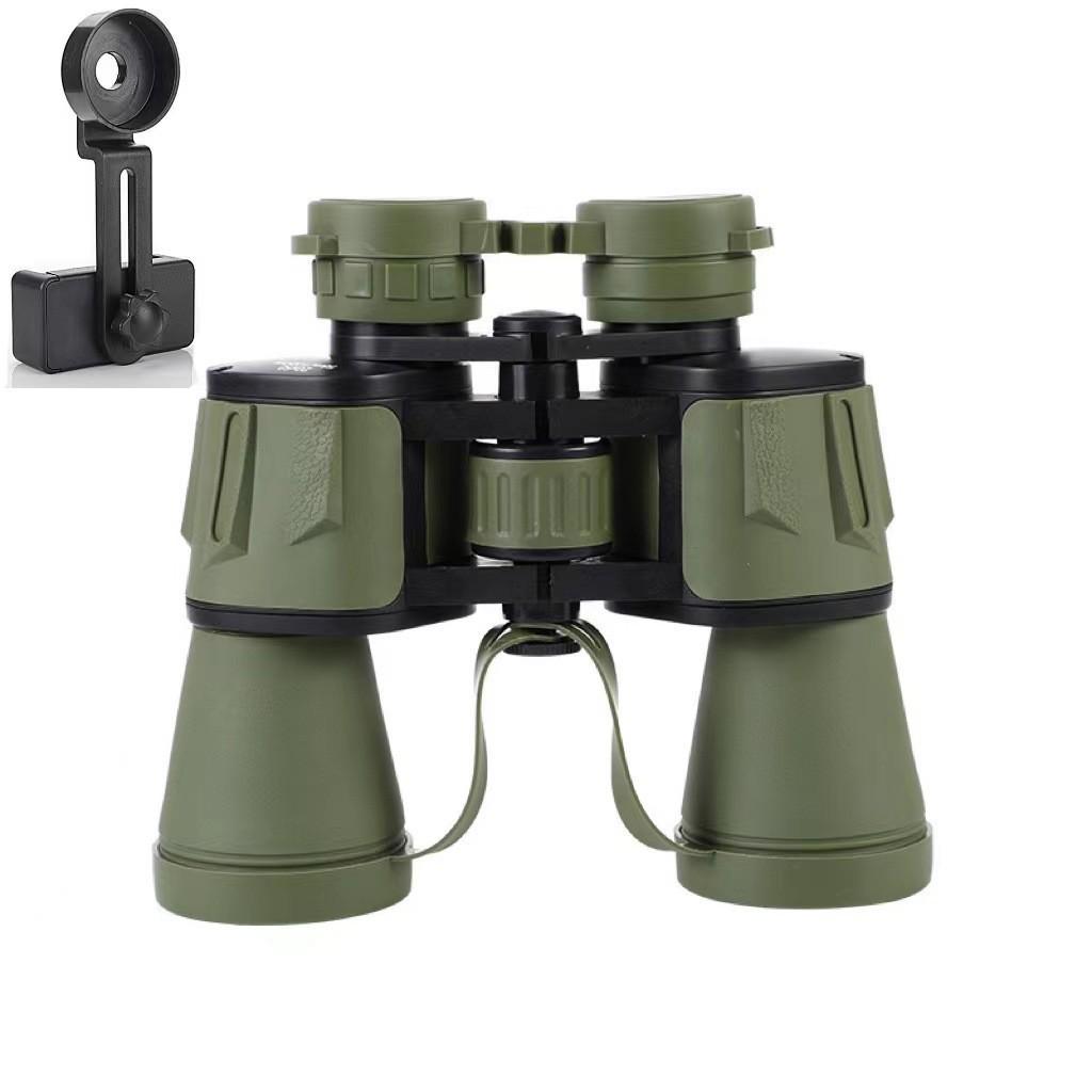 Blade 20x50 HD Binoculars, High Magnification, Green Film, Wide-Angle Lens, Ideal for Outdoor Travel