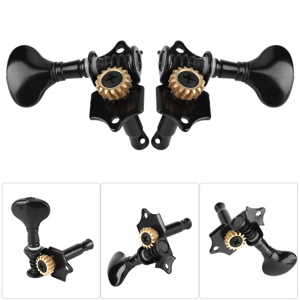 8PCS Fish Tail Design 4 Strings Tuning Pegs Metal Ukulele Parts Musical Instrument Parts Guitar
