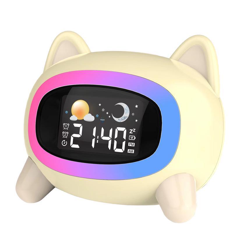 Children's Sleep Training Alarm Clock - Cartoon Design