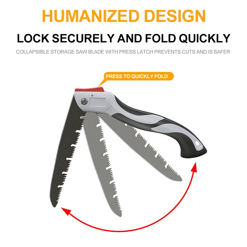 Folding Saw Woodworking Folding Hacksaw Multifunction Cutting Wood Sharp Camping Garden Prunch Saw Tree Chopper Knife Hand