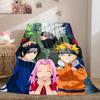 Japanese anime cartoon NARUTO famous Uzumaki Naruto blanket soft home furnishing nap decoration four seasons warm Sherpa blanket B12