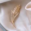 Wheat Ears Brooch Premium Sense Delicate Corsage Coat Sweater Pin Accessories Versatile Temperament Don'T Button Small Decoration